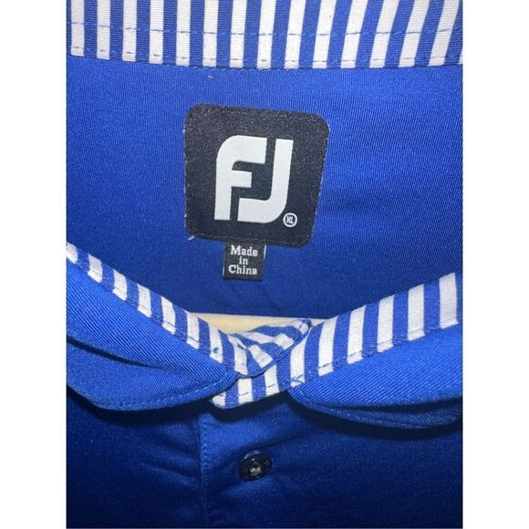Footjoy Golf Polo Royal Blue Men’s Shirt Size XL Performance wicking Stretch - Picture 2 of 4